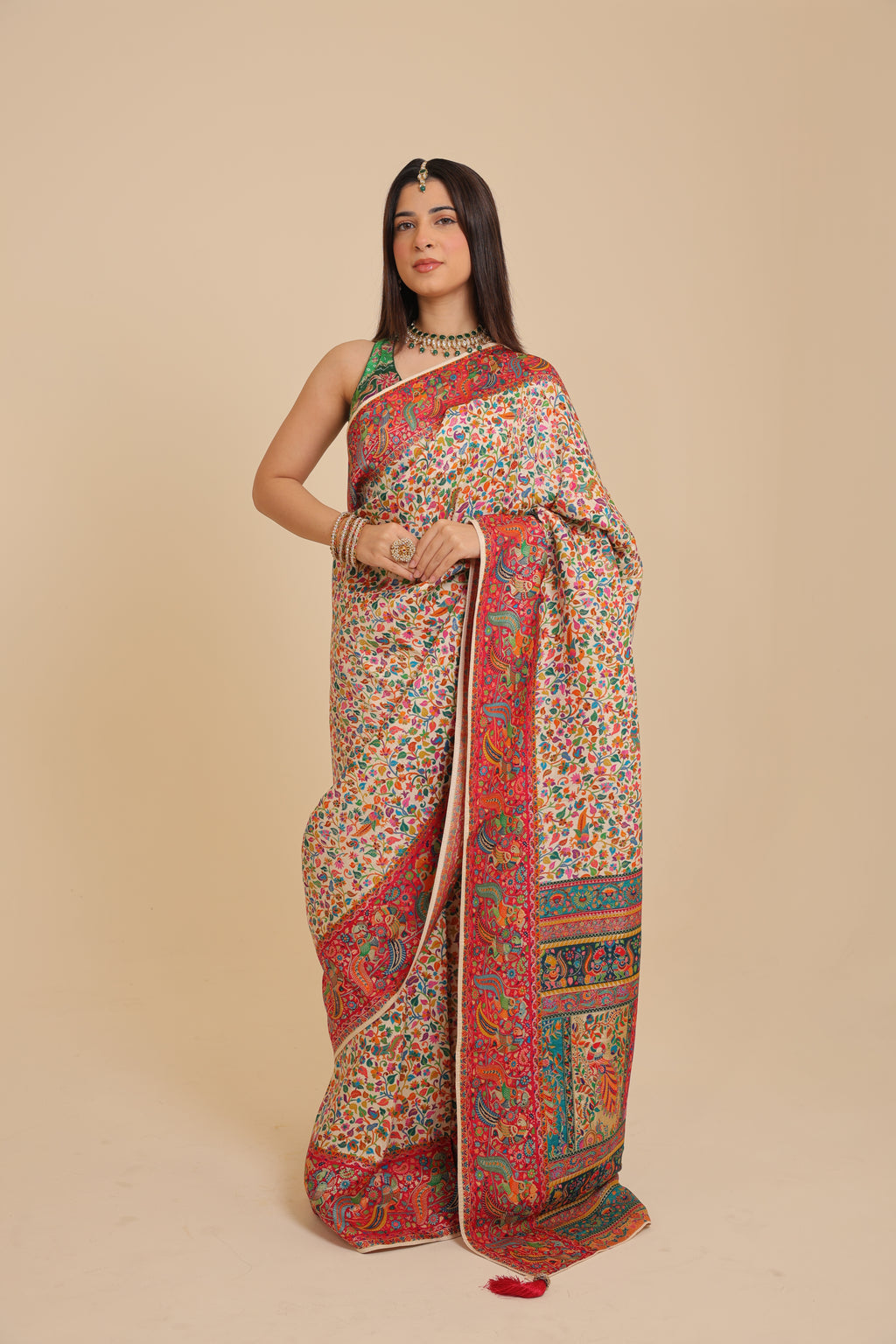 Ruhani - Pashmina Saree