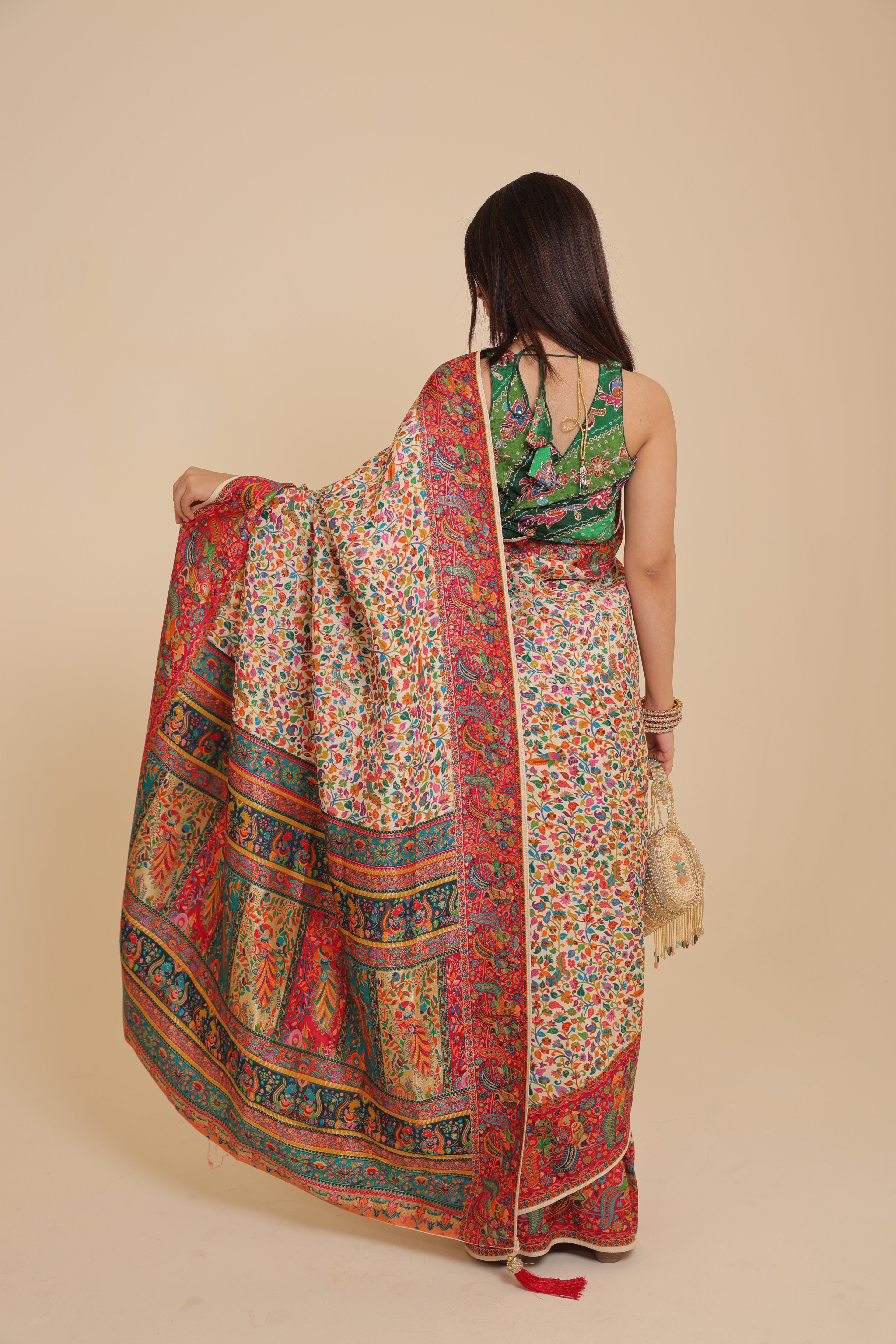 Ruhani - Pashmina Saree