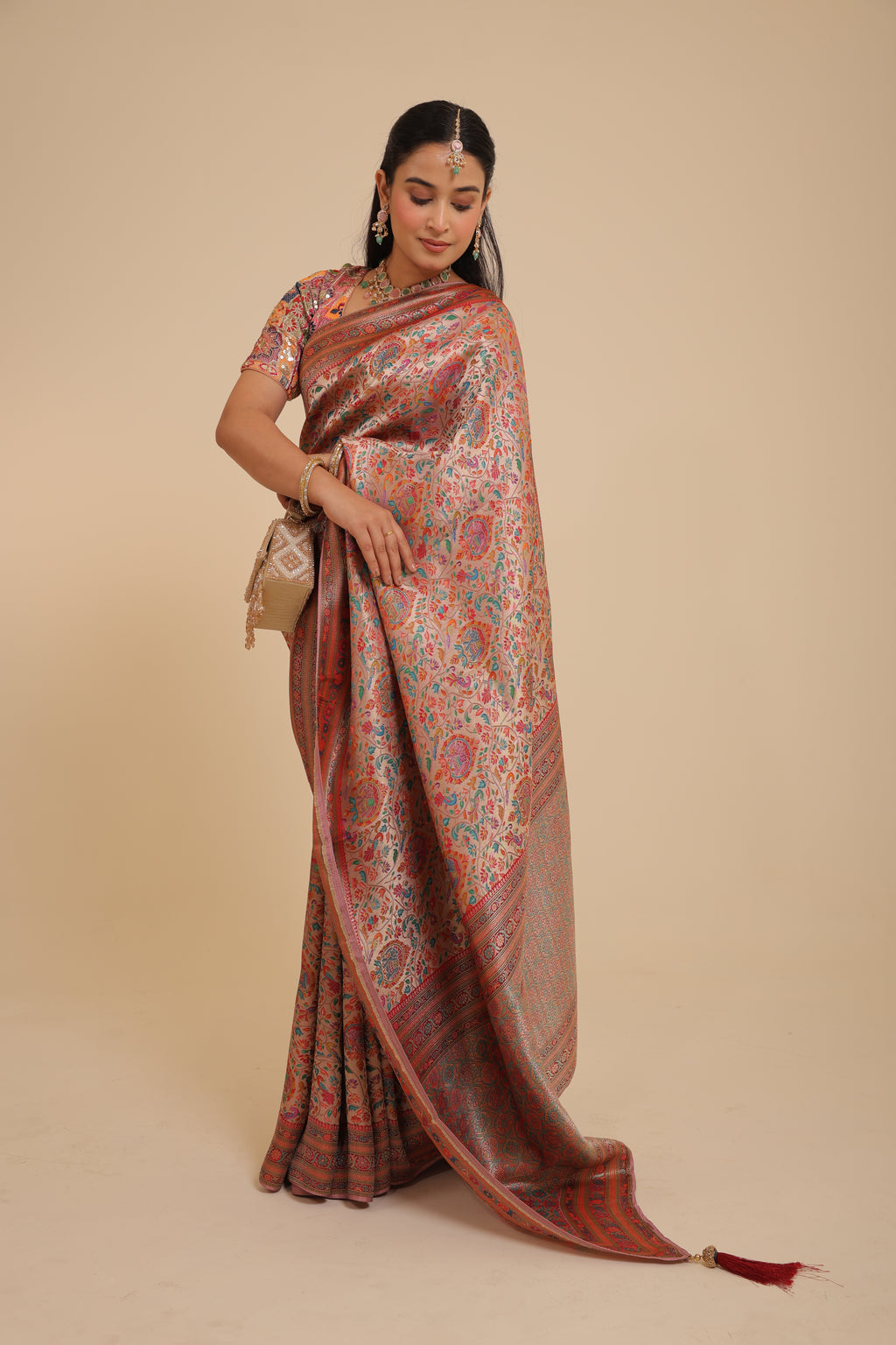 Ruhani - Kanchivaram Pashmina Saree