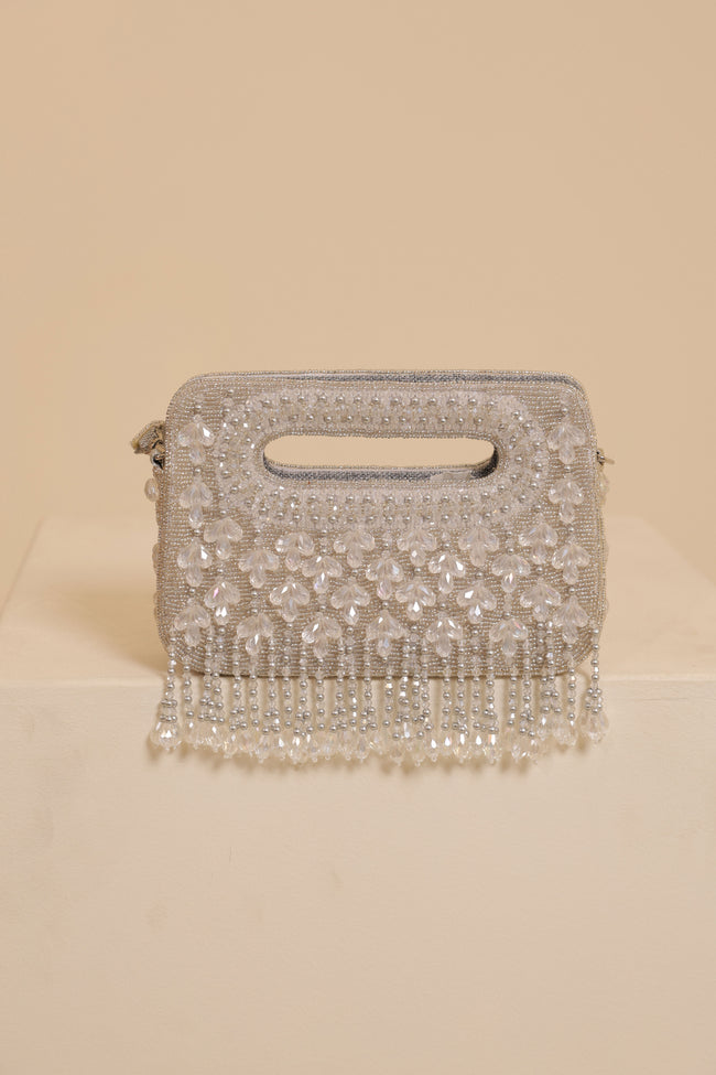 Silver Clutch Hover Image