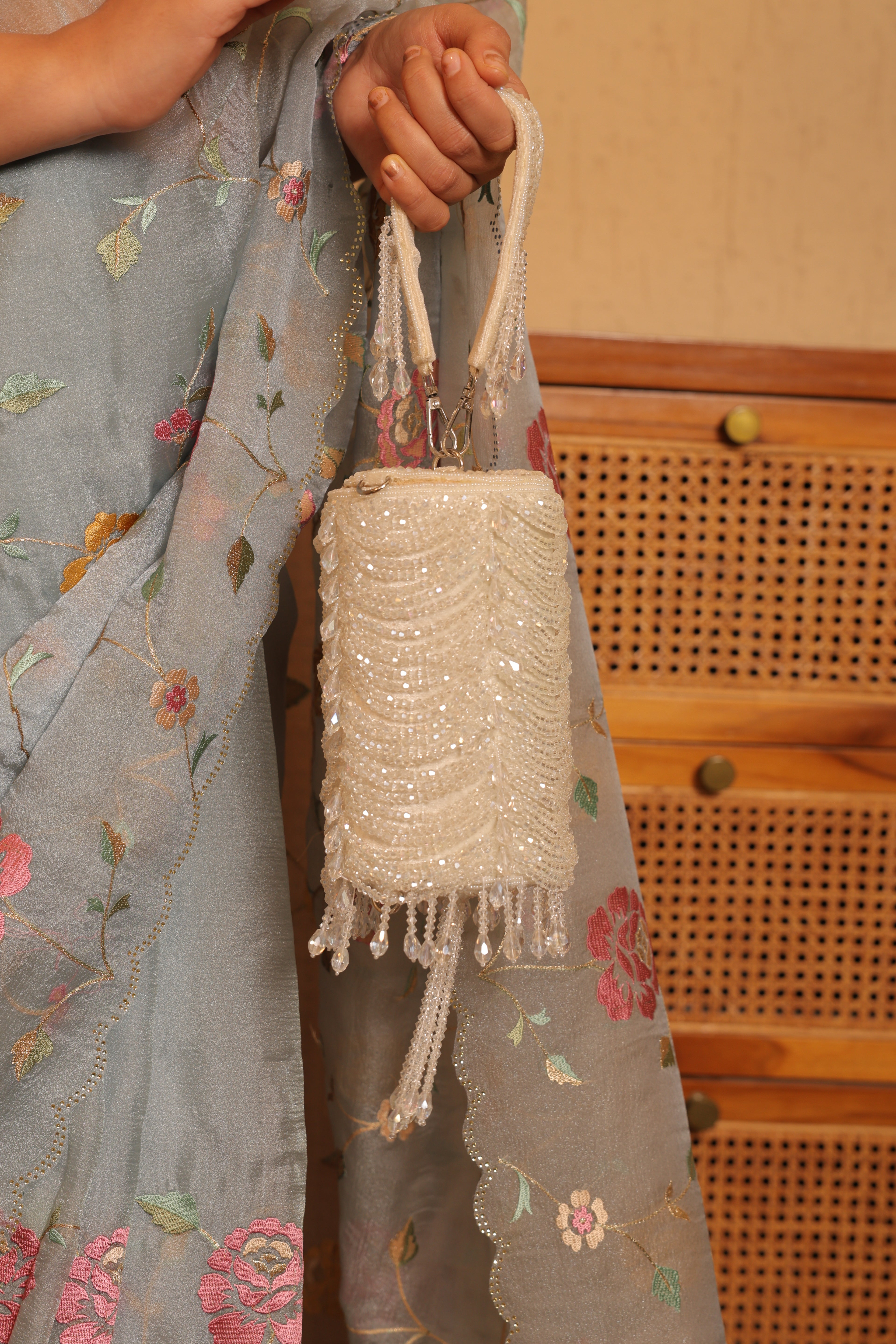 White Crystal Bag