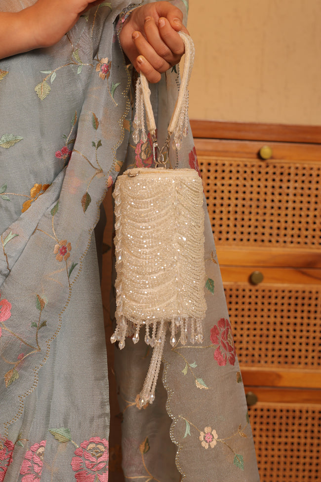 White Crystal Bag Hover Image