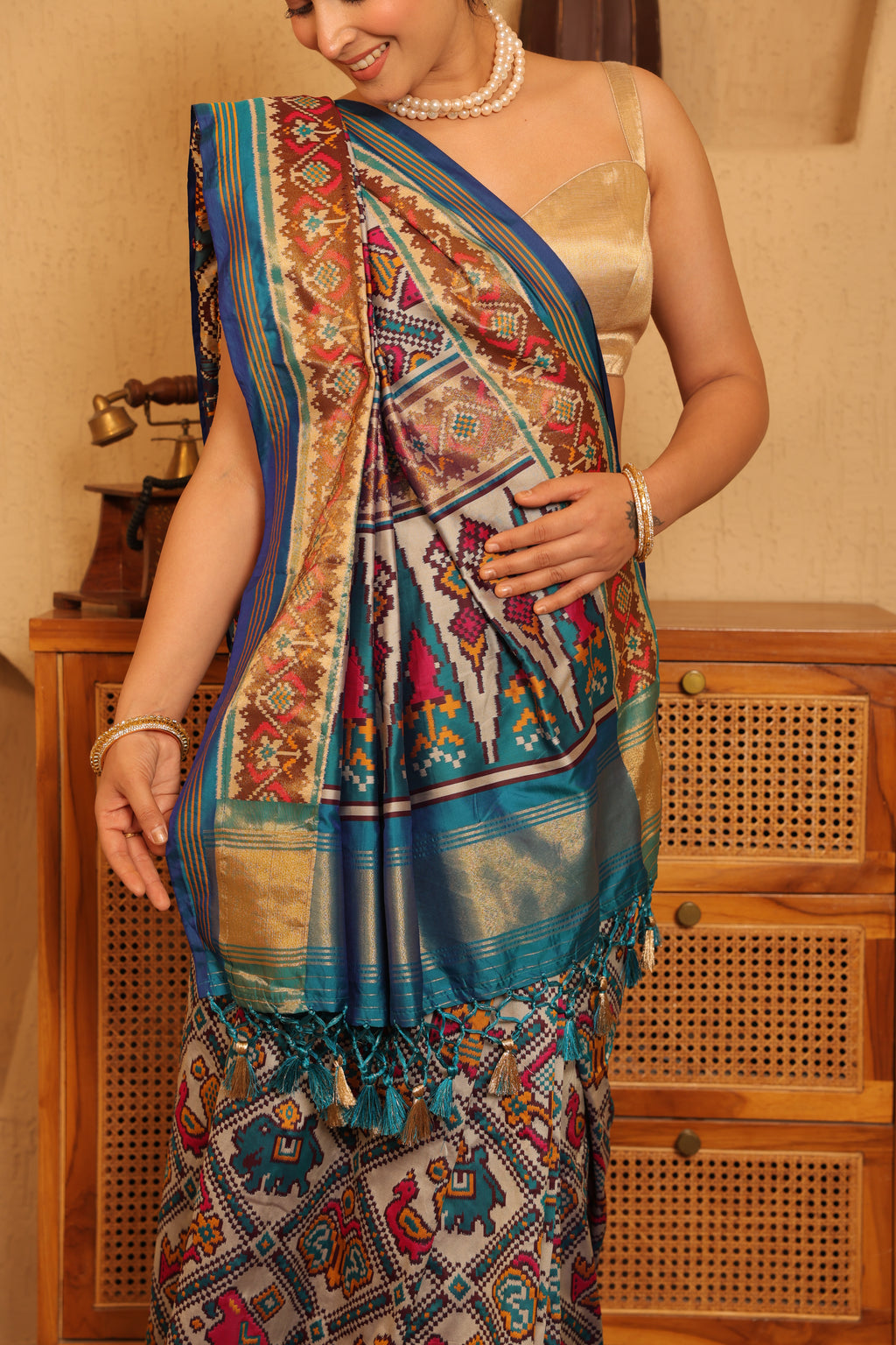 Patola - Blue Saree