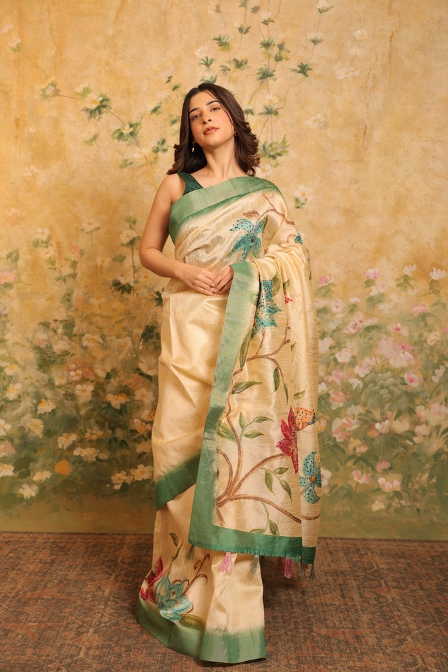 Iraa - Tussar Silk Hover Image