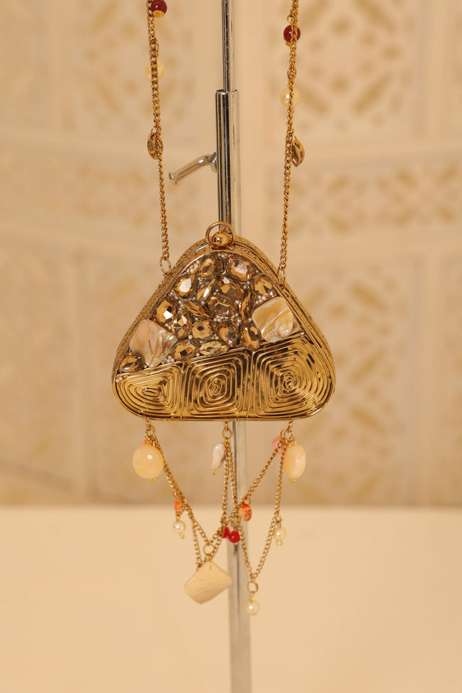 Gold Metallic Mini Bag Hover Image