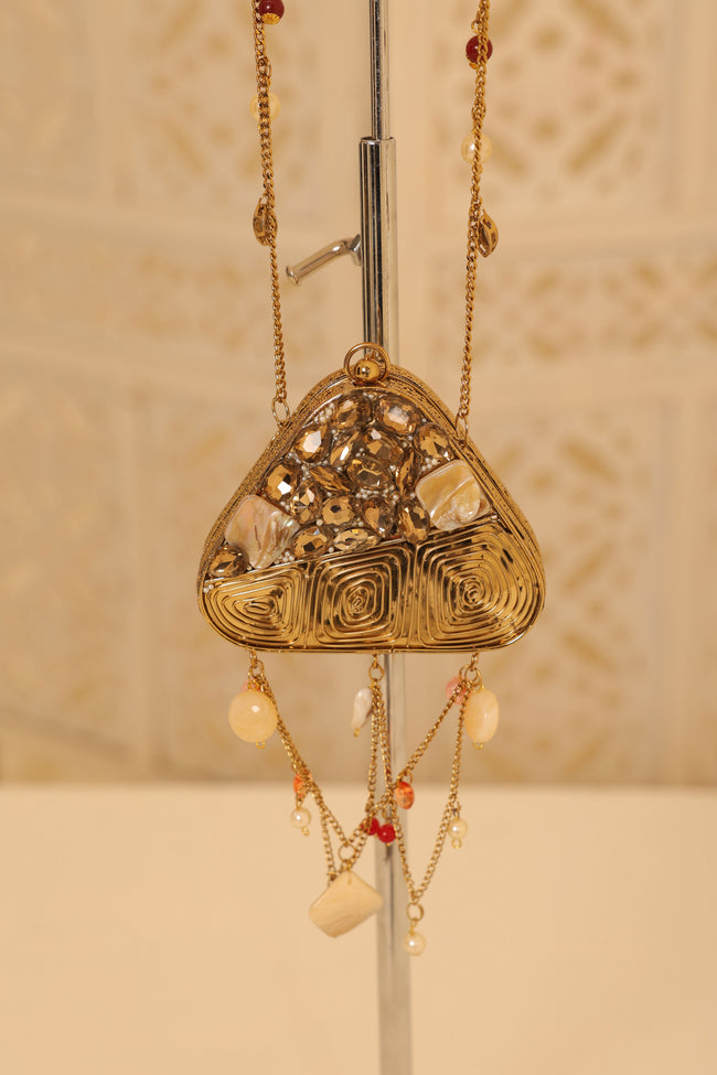 Gold Metallic Mini Bag Main Image
